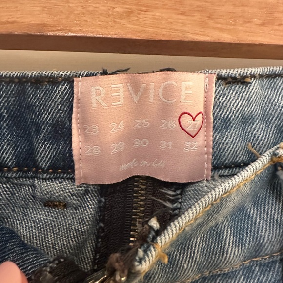 Custom color Revice denim color block jean - Picture 2 of 4
